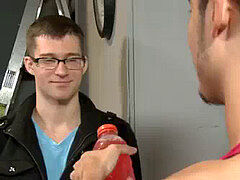 fuckin' my faggot pal in my parents bedroom