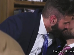 Foursome Gay Anal Sex In Suits At Real Estate 6 Min