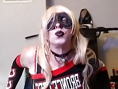 Goth Cheerleader Strikes Again! Long Tease