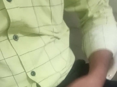 Office time pumping in Shower