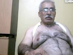 Grandpa's Webcam Masturbation Show