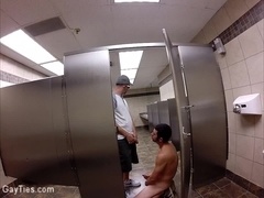 Public Restroom Sex Show-ADX