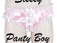 Sissy Panty Boy Masturbating repeating Sissy Panty Training Mantras