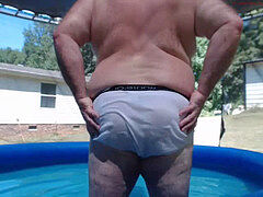 naked dad Pool play
