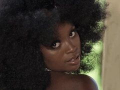 Asombroso, Culo, Loco, Ébano, Solo, Tetas, Mojado