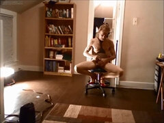 ROBERT RICHARD MILGATE TOTALLY EXPOSED WEARING SHEER YELLOW PANTYHOSE AND RED HIGH HEELS