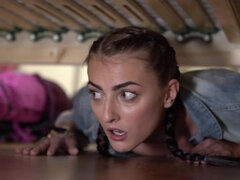 Grosser schwanz, Blasen, Spermaladung, Schwanz, Fingern, Masturbation, Natürlichen titten, Flotter dreier