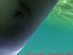 Happy Holiday Underwater Pussy with Butt Plug  Pussyplay