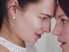 Eastern european Elena Vega and Ann Lace make each other cum