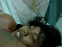 indonesian Maid Get Fucked By Her White Boss and additionally His Buddy