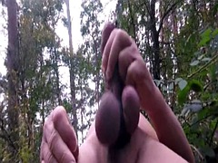 Masturbate in the forest
