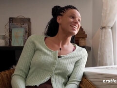 Ébano, Penetracion con dedos, Alemán, Tetas naturales, Pezones, Coño, Afeitado, Tetas