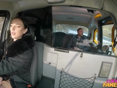 Lady Gang The Prison Release - busty brunette in stockings Lady gang fucked in car