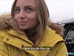 Amateur, Hd, Innocente, Argent, De plein air, Pov, Public, Réalité