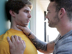 Muscle Hunk Barebacks Young Boy's anal cherry four Stalking Him