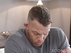 Horny Tristan Hunter cums while ravaged by Tristan Brazer