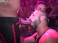 Public, huge bareback, giant bbc