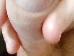 Hot guy wanks big cock before bed  #8