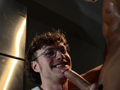 Timothy sucking Drake big cock