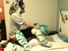 Gay furry cosplay, cosplay furry, anal sex