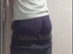 Boy sagging and cum at university 6