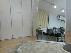 Cute Japanese Trap uses vibrator to cum 6