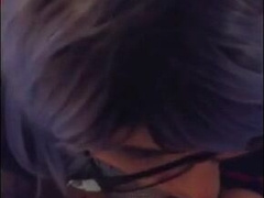 BBC cums in mouth of white sissy fag