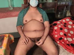 Cub Stroking off with messy converse and squealing