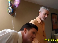 Jeff Bust drains his manmeat while his step-dad Richard Lennox EATS HIS EAR