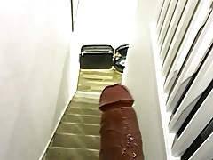 Shooting down the stairs (no hands)