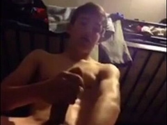 College boy films himself