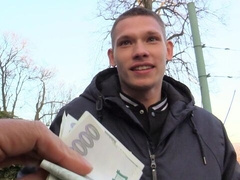 Amateur dude with a round booty getting fucked in POV