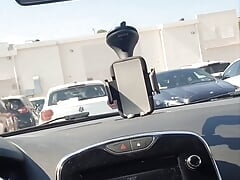 handjob in the middle of the day in a parking lot + Bonus at the end of the video!