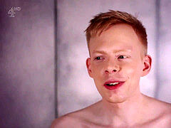 nude homosexual demonstrate on TV
