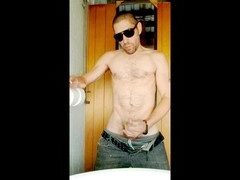 intimate solo session with uncut cock