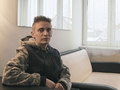 Young European man enjoys POV anal sex