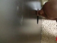 Jizm Mega-slut Sunday's wild anal and cum play with a black stud