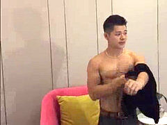 cam jizm wank With Chinese Gym Trainer 2