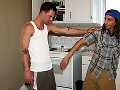 Badass bareback banging scene starring James Hamilton and Sam