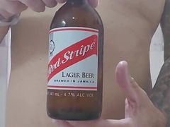 Beer Bottle Ass fuck - Part 2