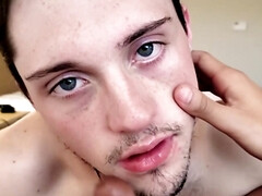 Steamy anal in a hotel room between Ryland Kingsman and Johnny Bandera