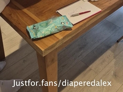 Dousing Myself on His Lap