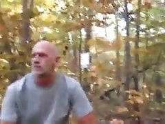 GREAT SEXY WANKER IN THE WOODS