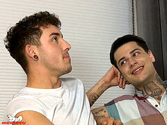 Mickey pays attention to the growning bulge in Jack's underw