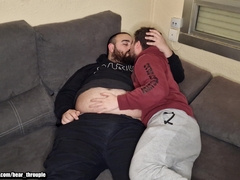 Teddy and Chaser inhale each other's beefsticks and do a sixty nine on the sofa (Teaser)