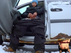 Snuck Away During Work To Pee And Give You A Cum Show