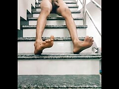 Masterbate on stairs sexy ass teen boy