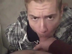 Sexy Blond Swallows HUGE Load of Cum 5