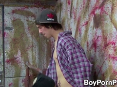 Jerk Smiths Taut Ass-Hole Beaten By Stan Mercer Outdoor