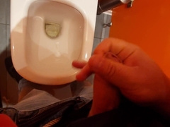 Fellow BLOWS A LOAD in PUBLIC shower THERE ARE OTHER PEOPLE!